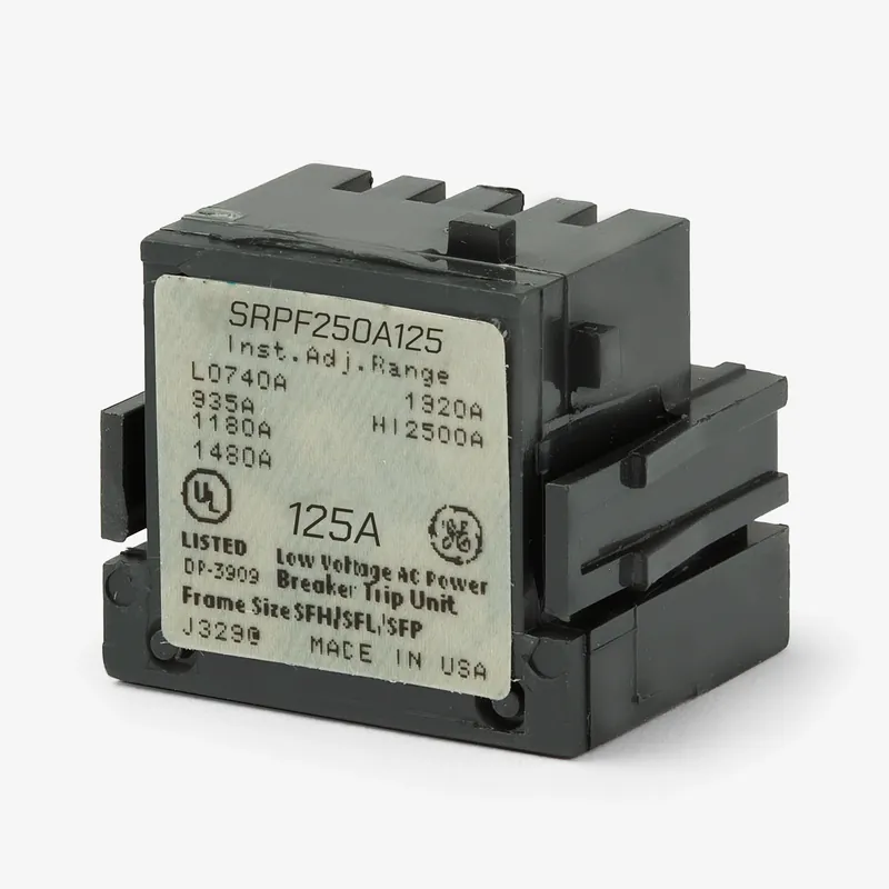 Time-Limited General Electric SRPF250A125 Rating Plug