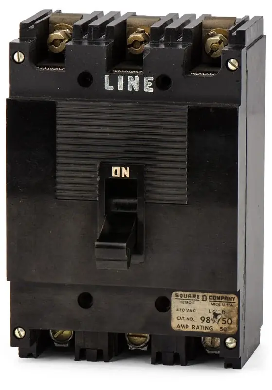 Square D 989750 - 50A 3 Pole Molded Case Circuit Breaker Final Sale