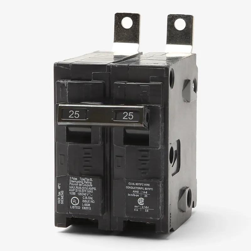 In Demand Siemens B225HH - 25A 2 Pole Molded Case Circuit Breaker