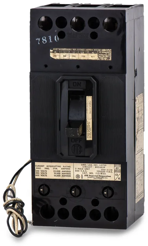 Mega Sale Siemens / ITE FJ3B12500S01 - 125A 3 Pole Molded Case Circuit Breaker