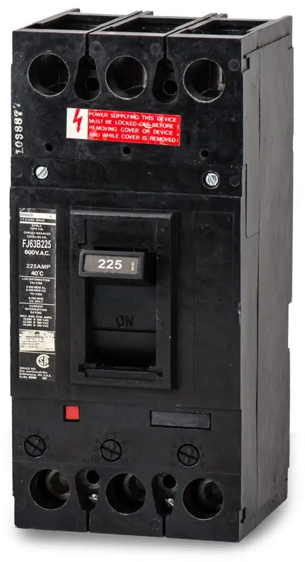 Holiday Sale Siemens FJ63B225 - 225A 3 Pole Molded Case Circuit Breaker