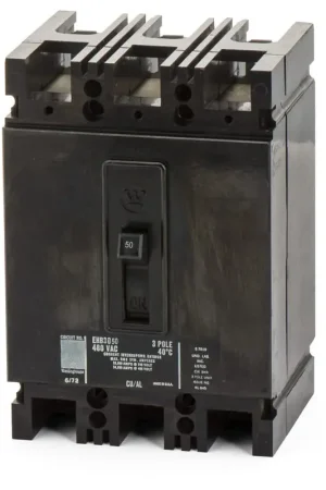 Eaton / Westinghouse EHB3050 - 50A 3 Pole Molded Case Circuit Breaker Discount