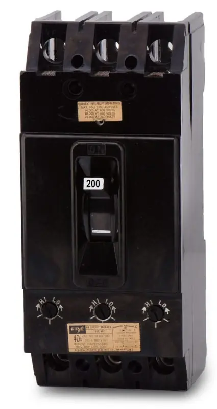 Federal Pacific NFJ631200 - 200A 3 Pole Molded Case Circuit Breaker Buy Online