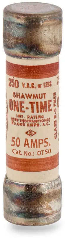 Mersen/Ferraz Shawmut OT50 Fast Acting Fuse Certified