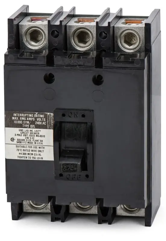 Hot Deal Square D Q2L3225 - 225A 3 Pole Molded Case Circuit Breaker