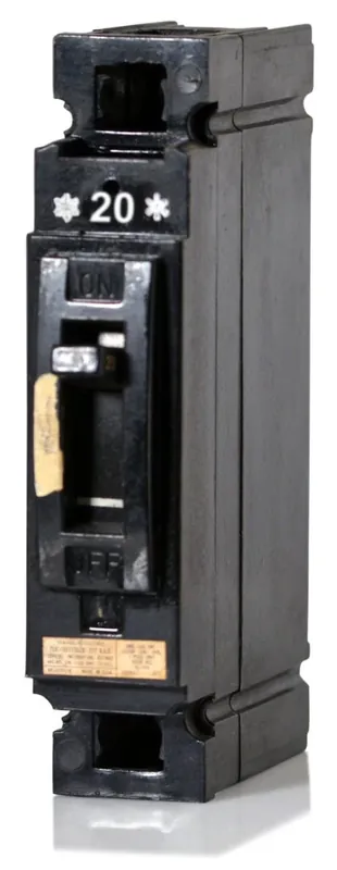 Affordable ABB / General Electric TEF113020 - 20A 1 Pole Molded Case Circuit Breaker
