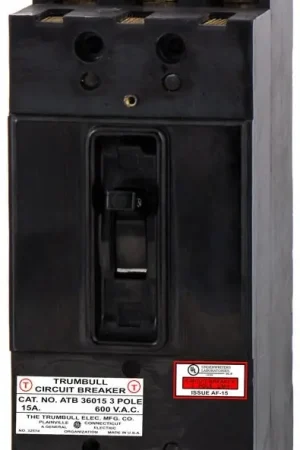 Don't Miss Out ABB / Trumbull ATB36015 - 15A 3 Pole Molded Case Circuit Breaker