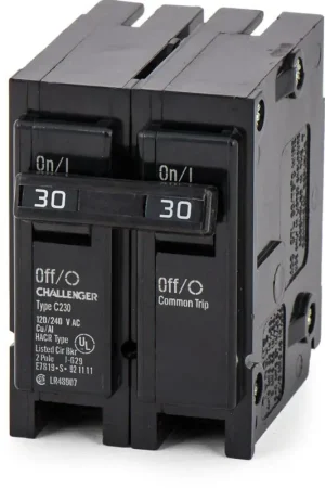Eaton / Challenger C230 - 30A 2 Pole Miniature Circuit Breaker Popular