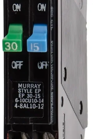 Trending Siemens / Murray EP3015 - 30/15A Tandem Miniature Circuit Breaker