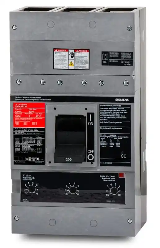 Siemens CND63B120H - 1200A 3 Pole Molded Case Circuit Breaker Popular