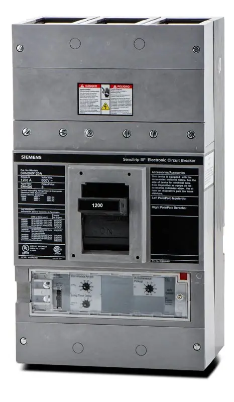 Bargain Siemens SHND69120A - 1200A 3 Pole Molded Case Circuit Breaker