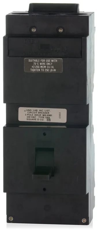 Square D QE3125VH - 125A 3 Pole Molded Case Circuit Breaker Buy Today