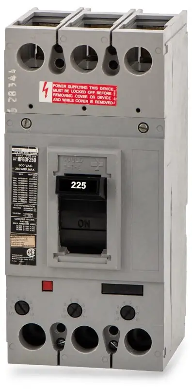 Crafted Siemens HF63B225 - 225A 3 Pole Molded Case Circuit Breaker