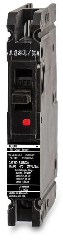 Siemens E41B020 - 20A 1 Pole Molded Case Circuit Breaker Brand New