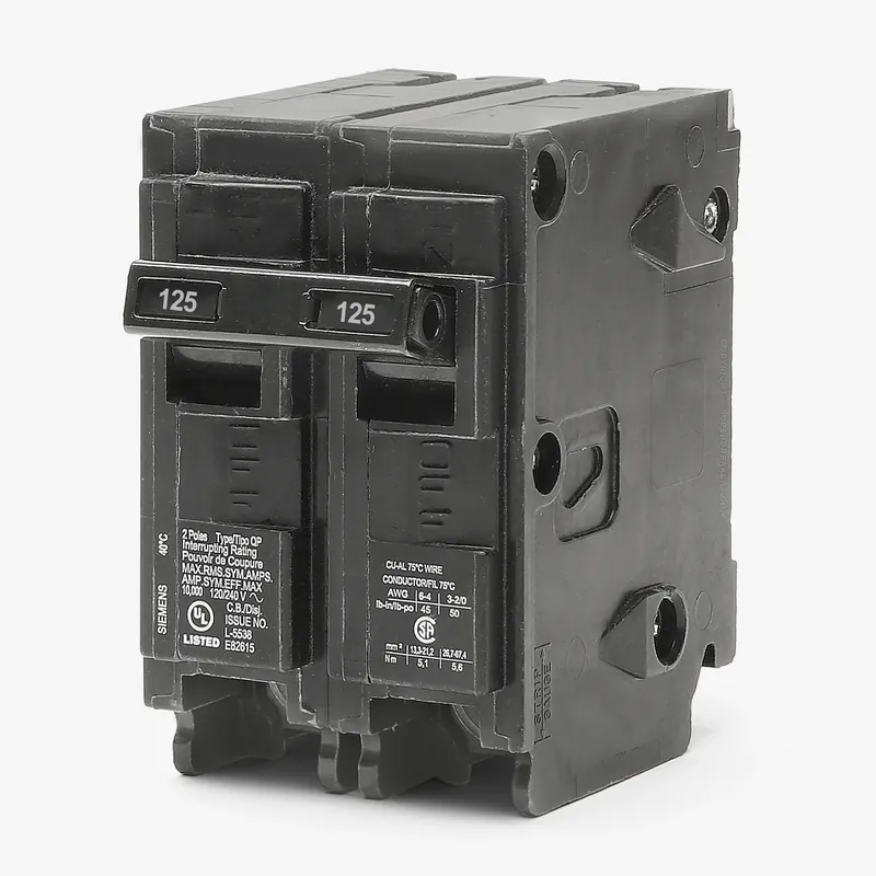 Get Yours Siemens Q2125H - 125A 2 Pole Miniature Circuit Breaker
