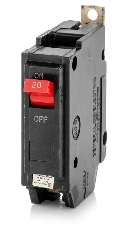 Price Cut ABB / General Electric TXQB1120 - 20A 1 Pole Miniature Circuit Breaker