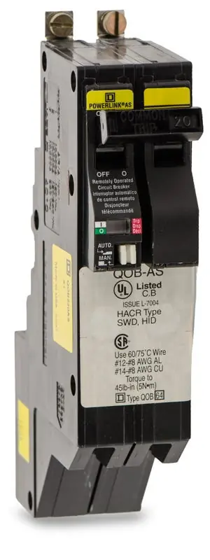 While Supplies Last Square D QOB220AS - 20A 2 Pole Miniature Circuit Breaker