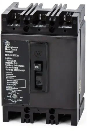 Reduced Price Eaton / Cutler-Hammer MCP431550CR - 150A 3 Pole Motor Circuit Protector