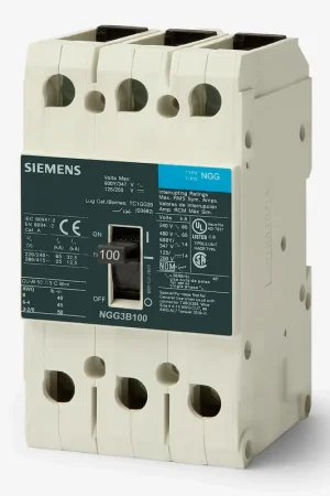 Brand New Siemens NGG3B100L - 100A 3 Pole Molded Case Circuit Breaker