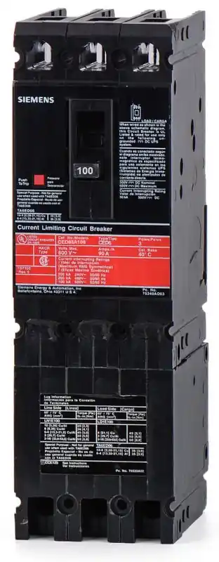 Siemens CED63A100 - 100A 3 Pole Motor Circuit Protector Super Sale