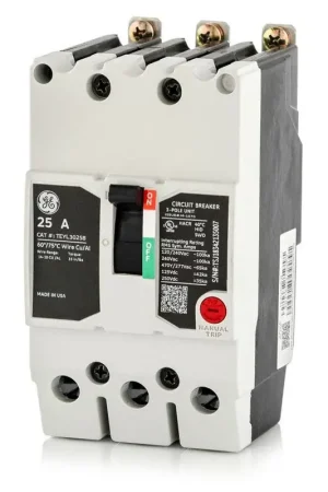 ABB / General Electric TEYL3025B - 25A 3 Pole Molded Case Circuit Breaker Best Choice