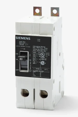 Best Choice Siemens HGB2B080B - 80A 2 Pole Molded Case Circuit Breaker