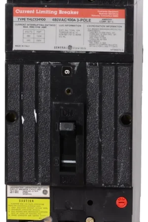 Free Returns ABB / General Electric THLC134100 - 100A 3 Pole Molded Case Circuit Breaker