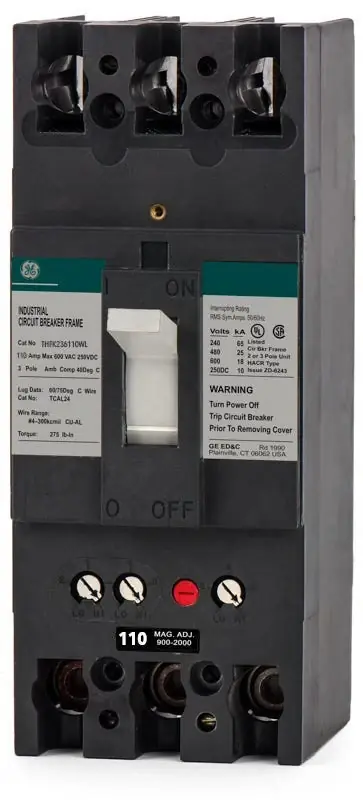 ABB / General Electric THFK236110WL - 110A 3 Pole Molded Case Circuit Breaker Special Discount