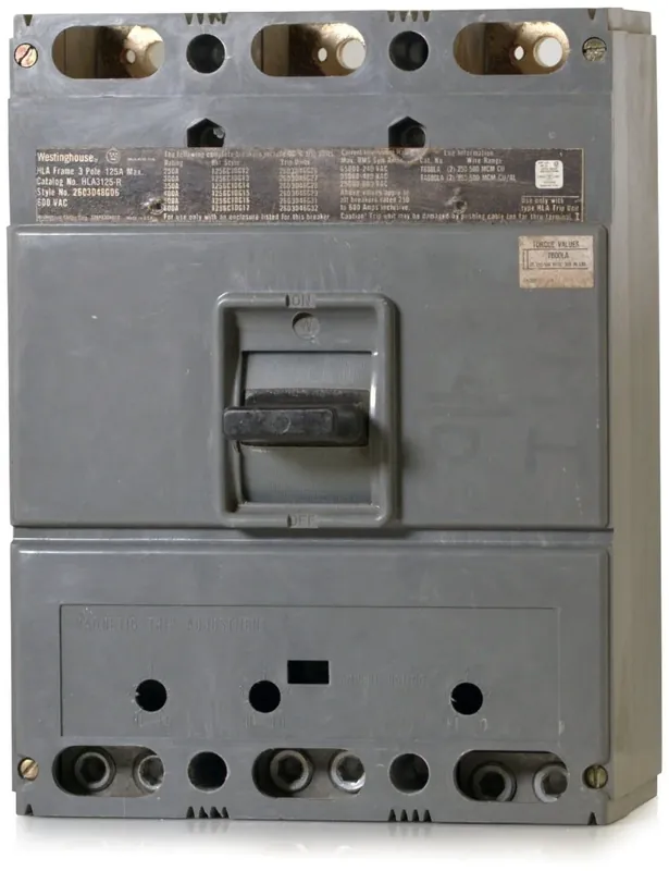 Deal Eaton / Westinghouse HLA3125 - 125A 3 Pole Molded Case Circuit Breaker