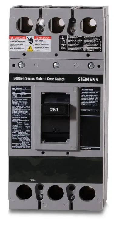 Seasonal Sale Siemens HFXD63S250A - 250A 3 Pole Molded Case Switch