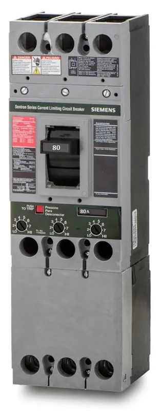 Buy Today Siemens CFD63B080 - 80A 3 Pole Molded Case Circuit Breaker