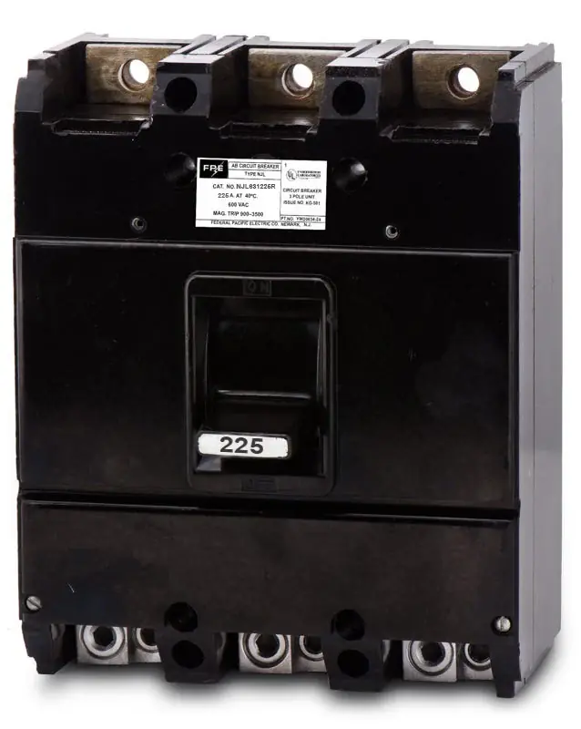 Federal Pacific NJL631225R - 225A 3 Pole Molded Case Circuit Breaker Best Price