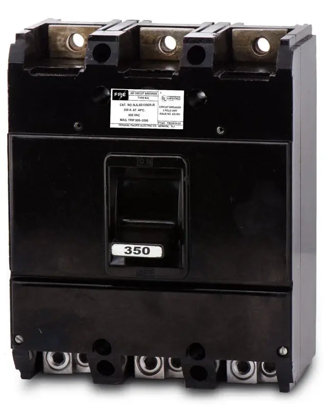 Discount Federal Pacific NJL631350R - 350A 3 Pole Molded Case Circuit Breaker