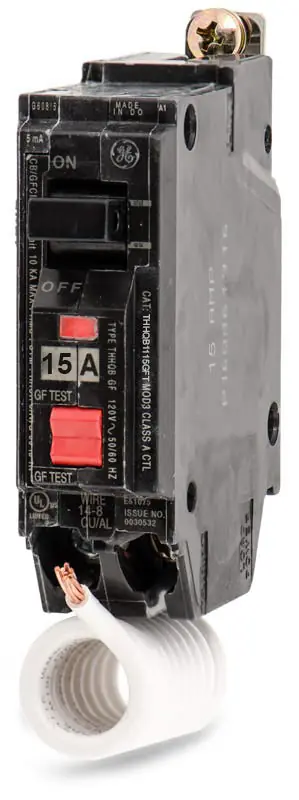 Best Choice ABB / General Electric THHQB1115GFT - 15A GFCI Miniature Circuit Breaker
