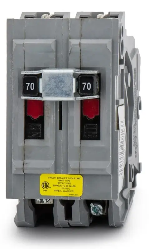 Wadsworth A270NI - 70A 2 Pole Miniature Circuit Breaker Fan Favorite