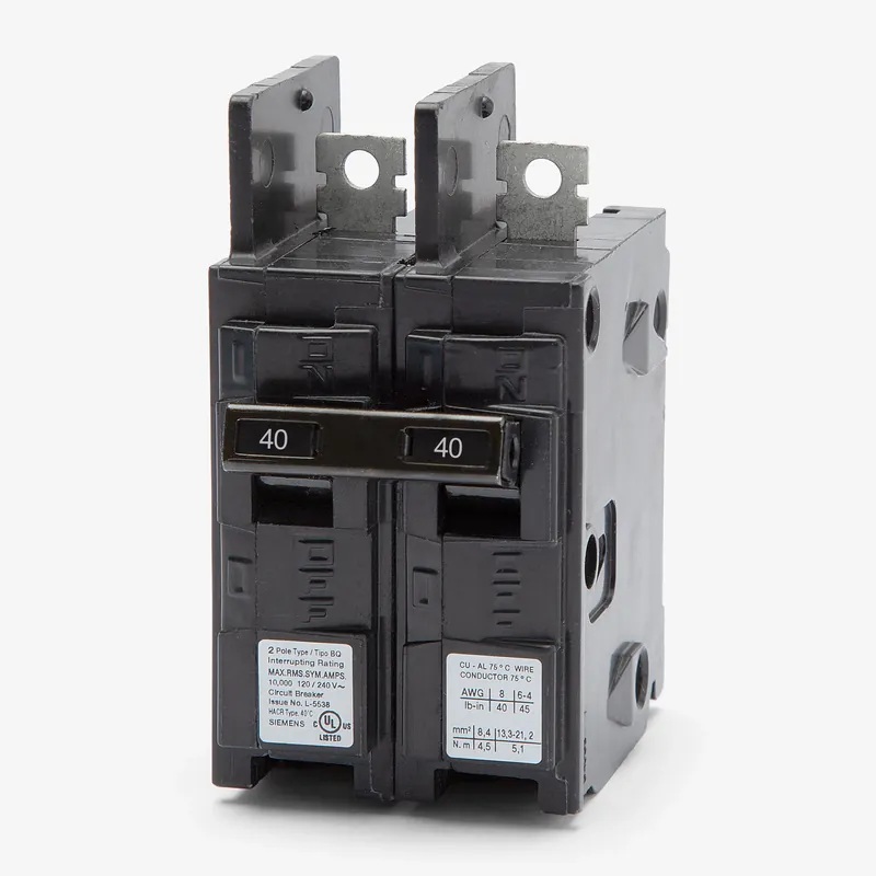 Big Sale Siemens BQ2B040 - 40A 2 Pole Molded Case Circuit Breaker