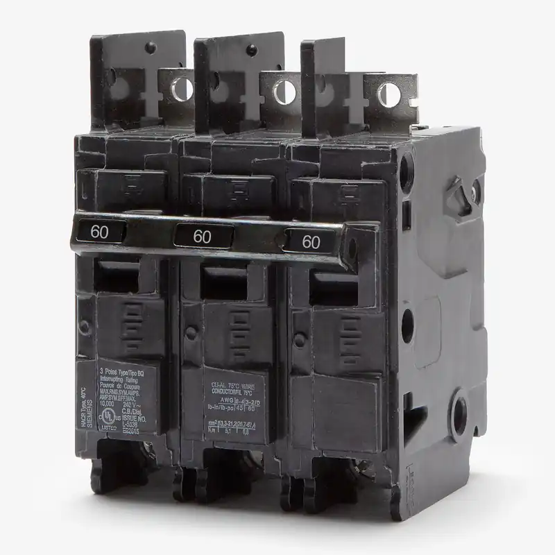 Siemens BQ3B060 - 60A 3 Pole Molded Case Circuit Breaker Super Sale