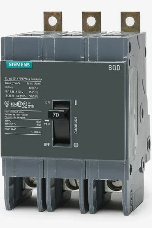 Budget Siemens BQD370 - 70A 3 Pole Molded Case Circuit Breaker