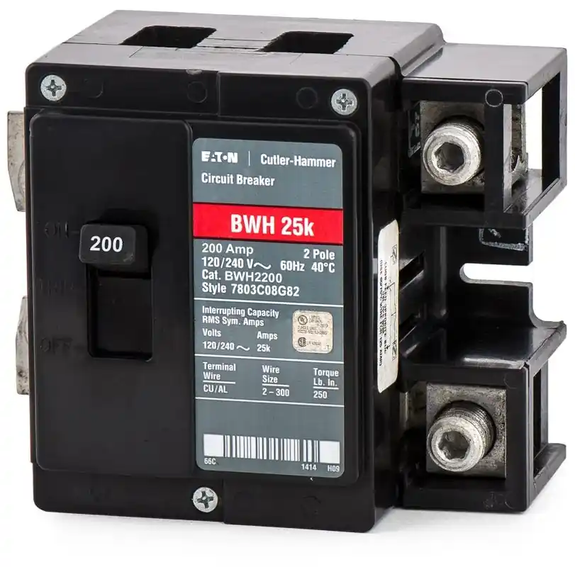 Eaton / Cutler-Hammer BWH2200 - 200A 2 Pole Molded Case Circuit Breaker Markdown