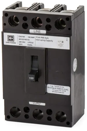 Premium Eaton / Cutler-Hammer CA3150 - 150A 3 Pole Molded Case Circuit Breaker