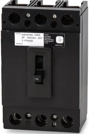 Big Sale Eaton / Cutler-Hammer CAH3150 - 150A 3 Pole Molded Case Circuit Breaker