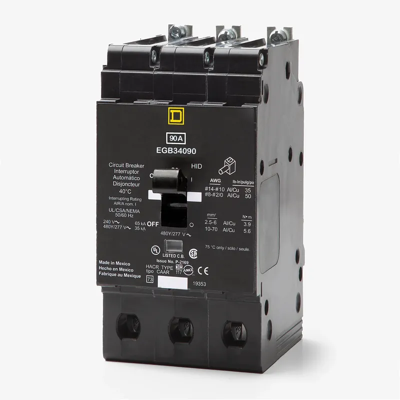 Square D EGB34090 - 90A 3 Pole Molded Case Circuit Breaker Time-Limited