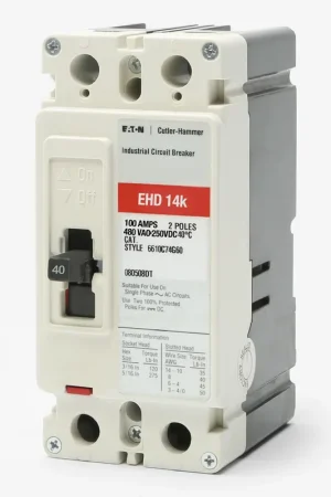 New Release Eaton / Cutler-Hammer EHD2040 - 40A 2 Pole Molded Case Circuit Breaker