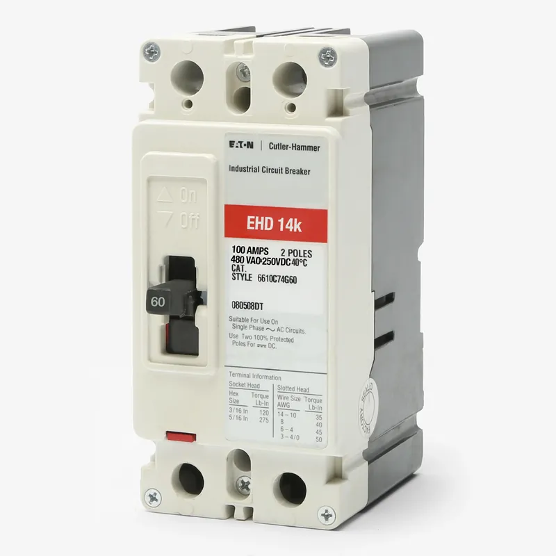 Big Sale Eaton / Cutler-Hammer EHD2060 - 60A 2 Pole Molded Case Circuit Breaker