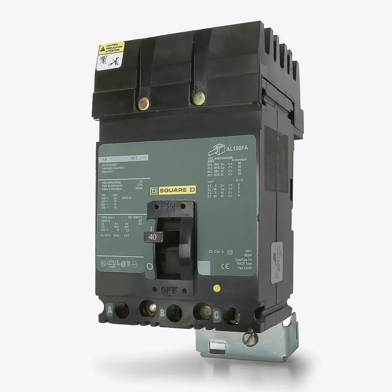Square D FA34040 - 40A 3 Pole Molded Case Circuit Breaker Best Price