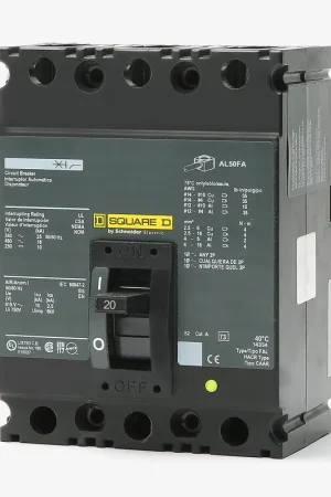 Weekend Sale Square D FAL36020 - 20A 3 Pole Molded Case Circuit Breaker