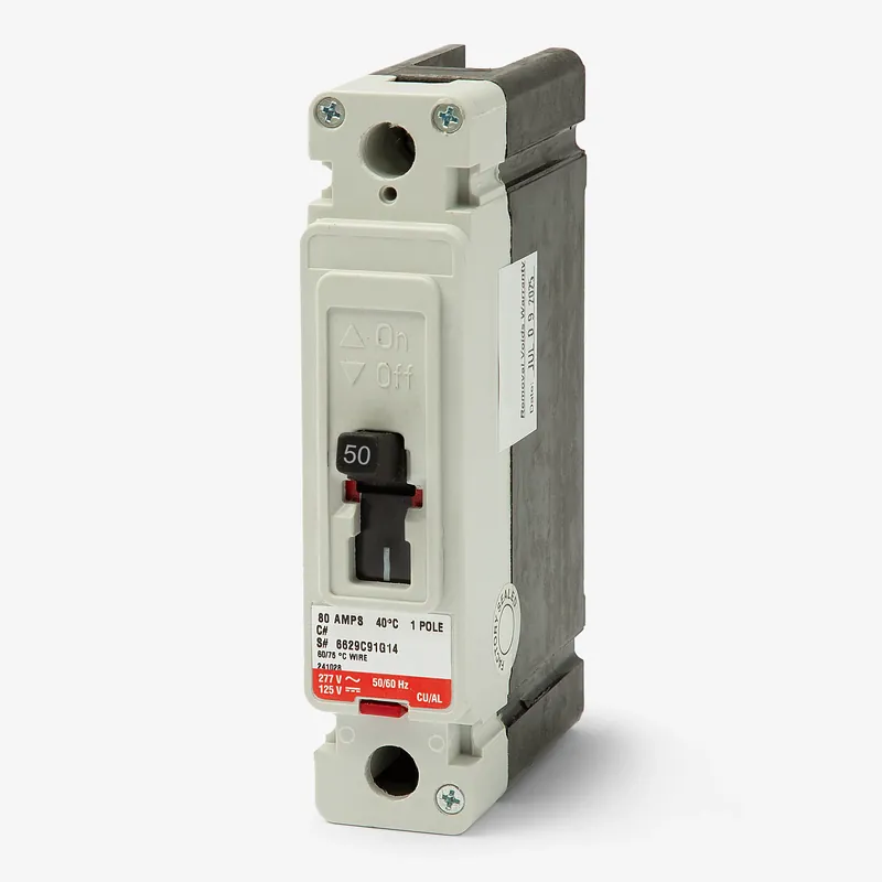 Eaton / Cutler-Hammer FD1050 - 50A 1 Pole Molded Case Circuit Breaker Final Sale