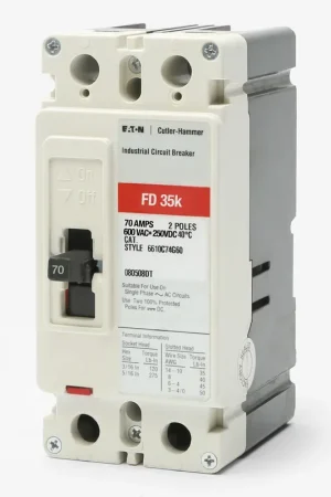 Eaton / Cutler-Hammer FD2070 - 70A 2 Pole Molded Case Circuit Breaker Exclusive Offer