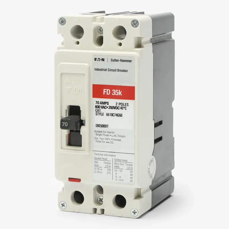 Eaton / Cutler-Hammer FD2070 - 70A 2 Pole Molded Case Circuit Breaker Exclusive Offer