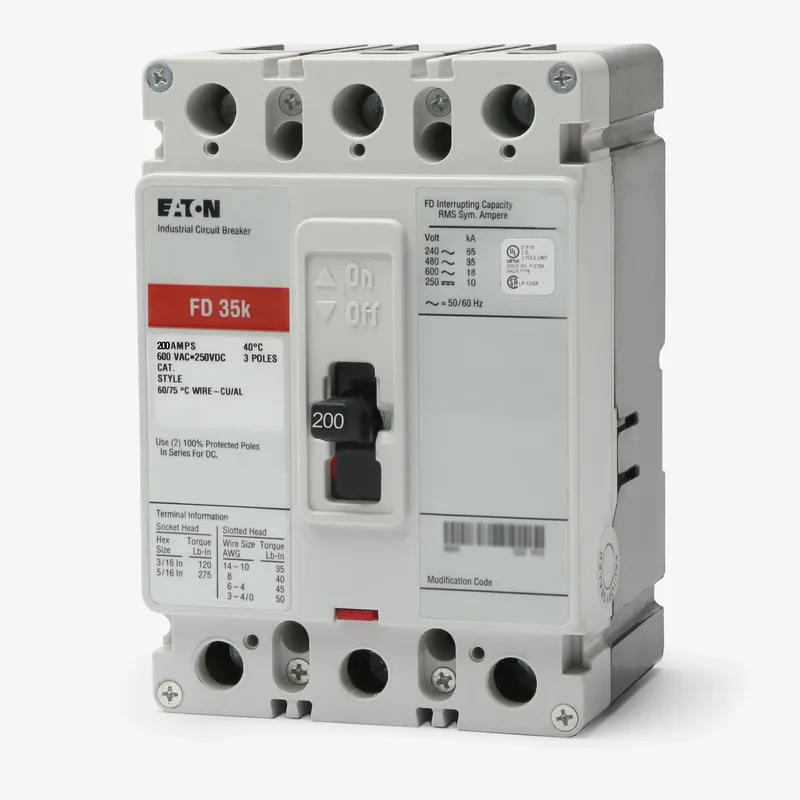 Express Delivery Eaton / Cutler-Hammer FD3200 - 200A 3 Pole Molded Case Circuit Breaker